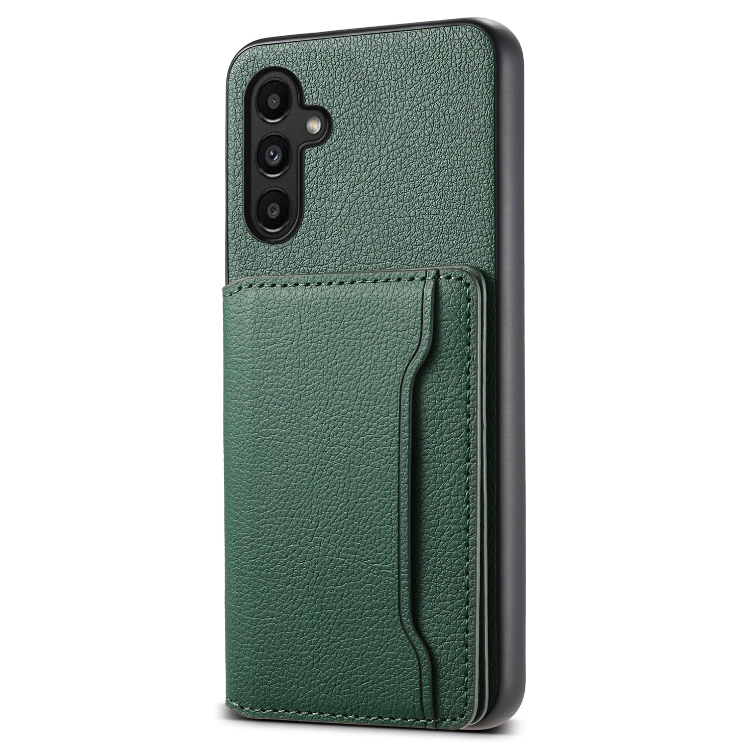 For Samsung Galaxy A14 5G / 4G Case Card Slots Leather Coated Hybrid PC+TPU Cover For Samsung Galaxy A14 5G / 4G Case Card Slots Leather Coated Hybrid PC+TPU Cover